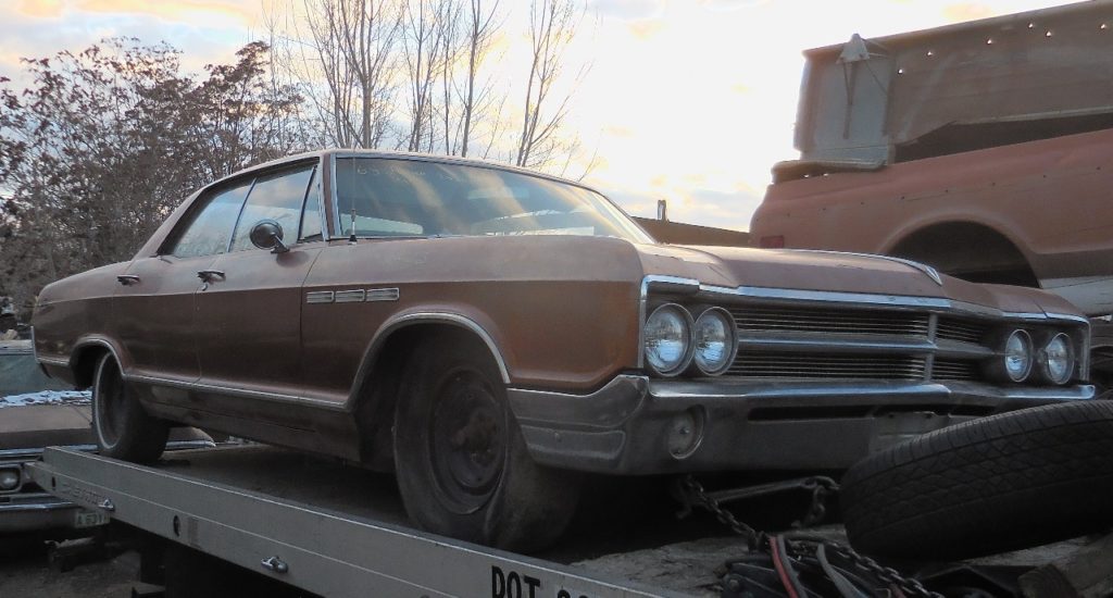 1965 Buick LeSabre 4 dr hardtop  300 V-8, automatic, PS, tilt.  Straight, complete and all original. Might run!  $1,750  n-459 