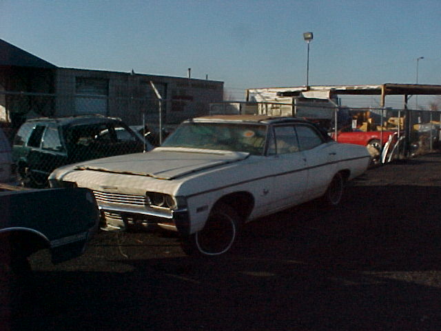 1968 Impala - 4dr, h/t, tilt, 12 bolt, no engine, no trans, parting out. n-125