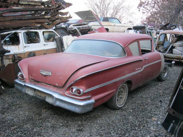 1958 Delray 2 dr sedan  nice body shell  $1500 as is  $2,500 with front sheet metal.  n-300